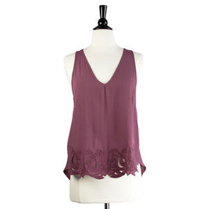 ▪️ASTR Sleeveless Embroidered Tank, Small